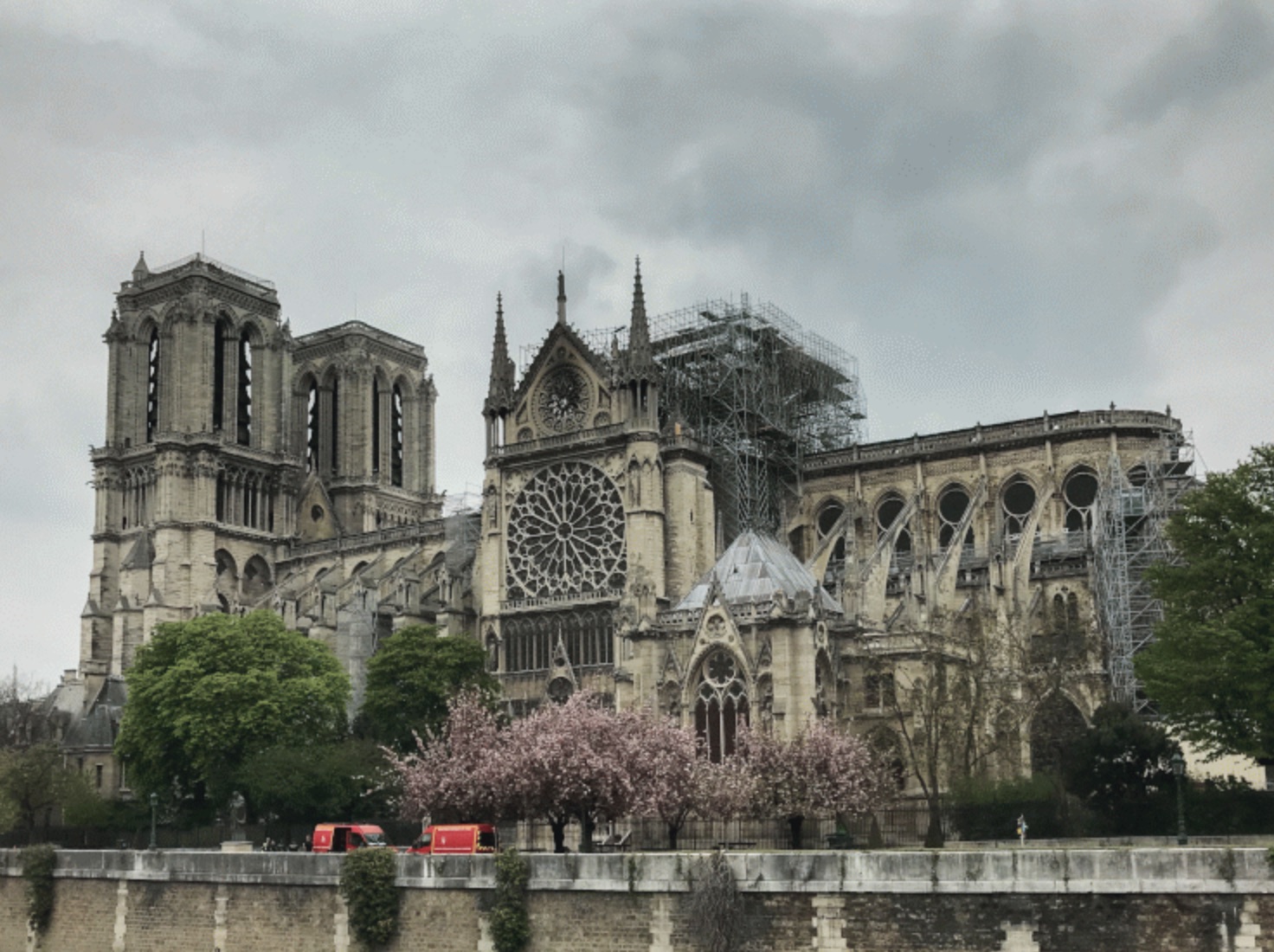 Notre-Dame Cathedral after the fire 